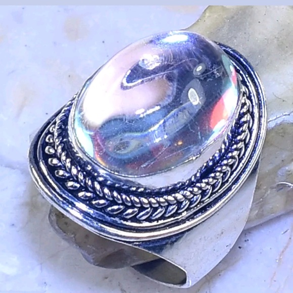 VTG 925 silver Rainbow Ring - Picture 2 of 8